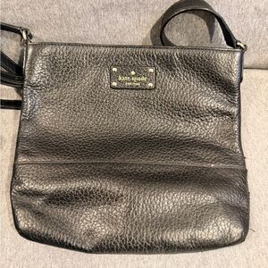 Kate Spade Textured Black Shoulder Bag